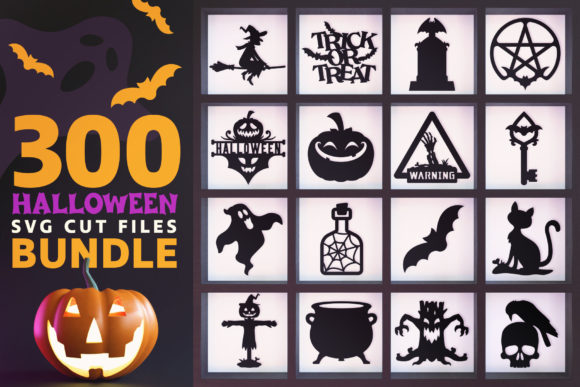 Download 300 Halloween SVG Cut Files Bundle - Halloween Collection