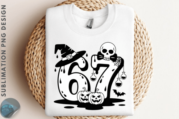 Download Funny Halloween Six Seven 6 7 Meme PNG D - Halloween Collection