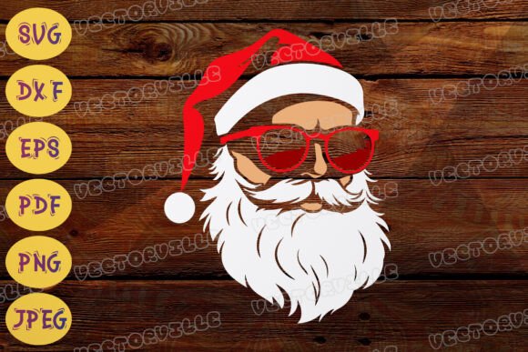 Download Rock Santa Claus SVG Cool Christmas DXF - Christmas dxf Collection