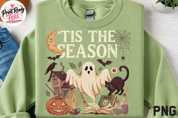 Download Tis the Season Ghost Halloween PNG - Halloween Collection
