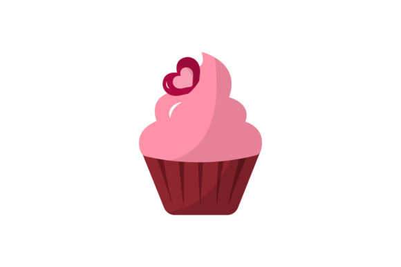 Download Valentine Icon Cup Cake Illustration - Cake illustration Collection