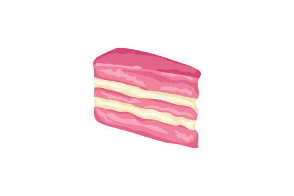 Download Pretty Cool Strawberry Cake Illustration - Premium Resources