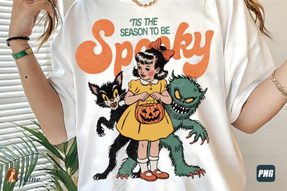 Download Spooky Halloween PNG Tis the Season Girl - Halloween Collection